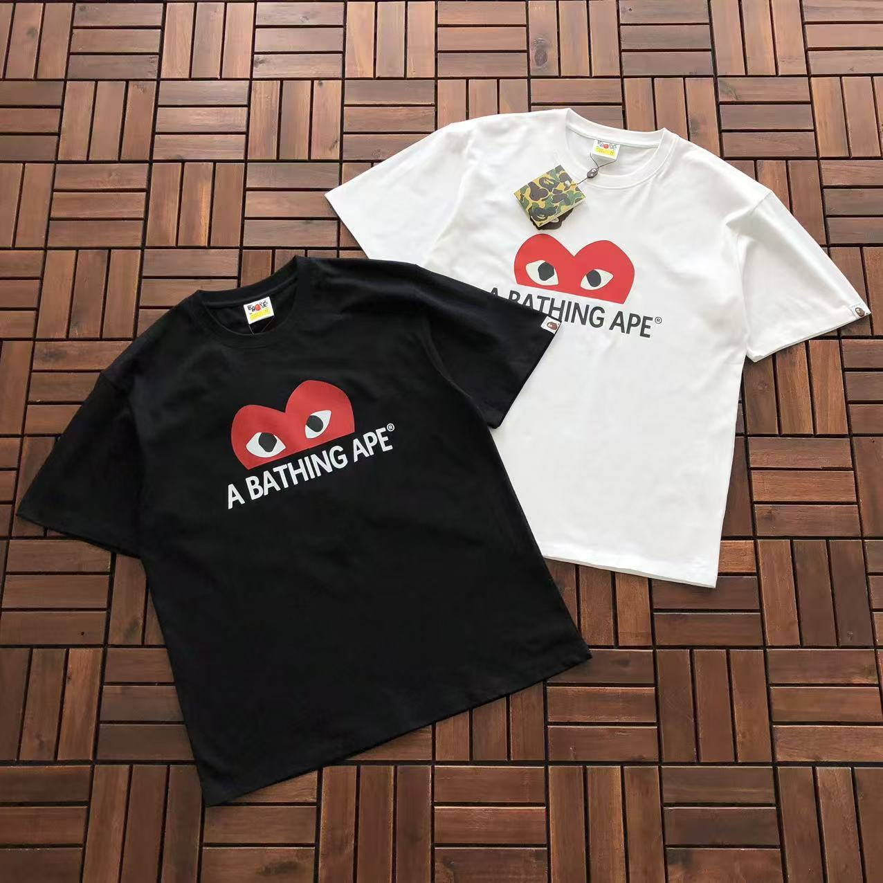 BAPE Play tee pair