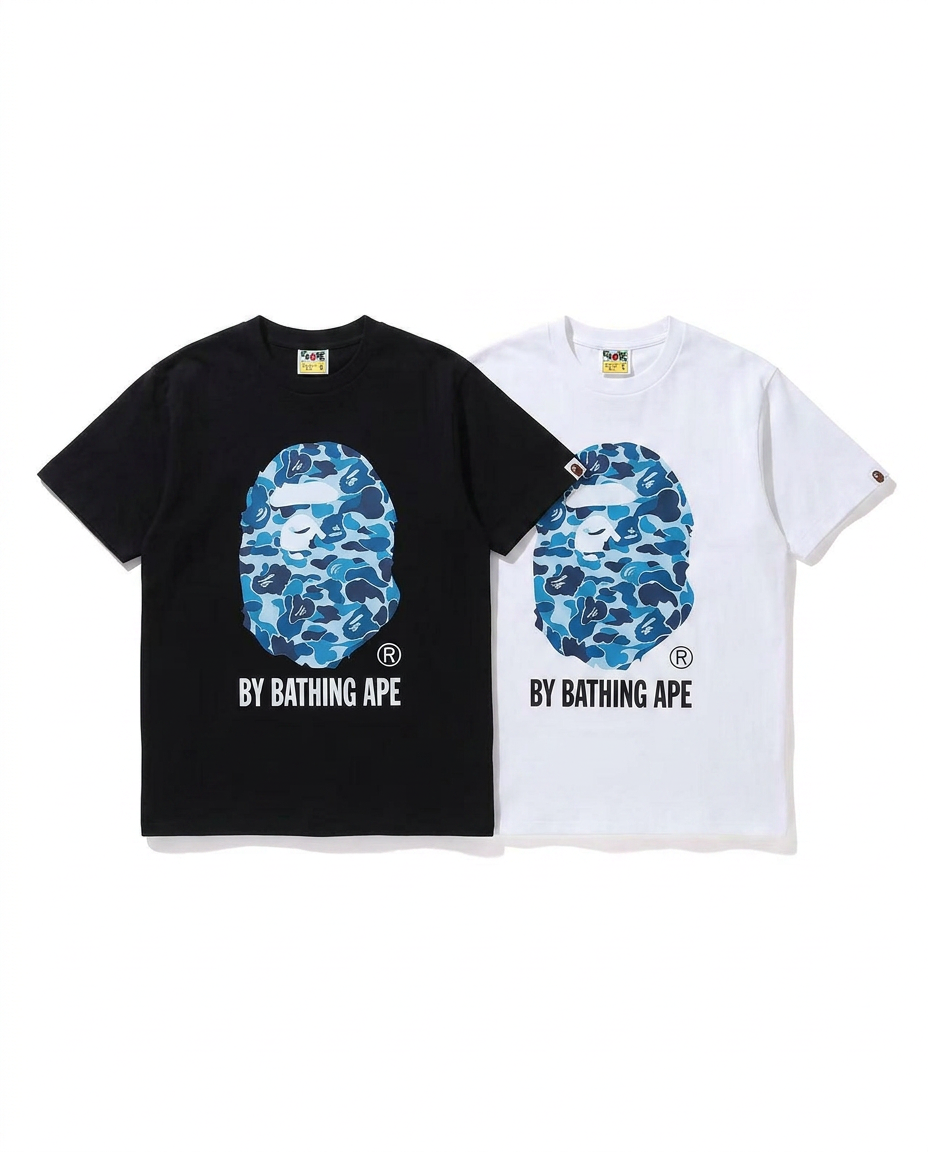BAPE pink camo tee