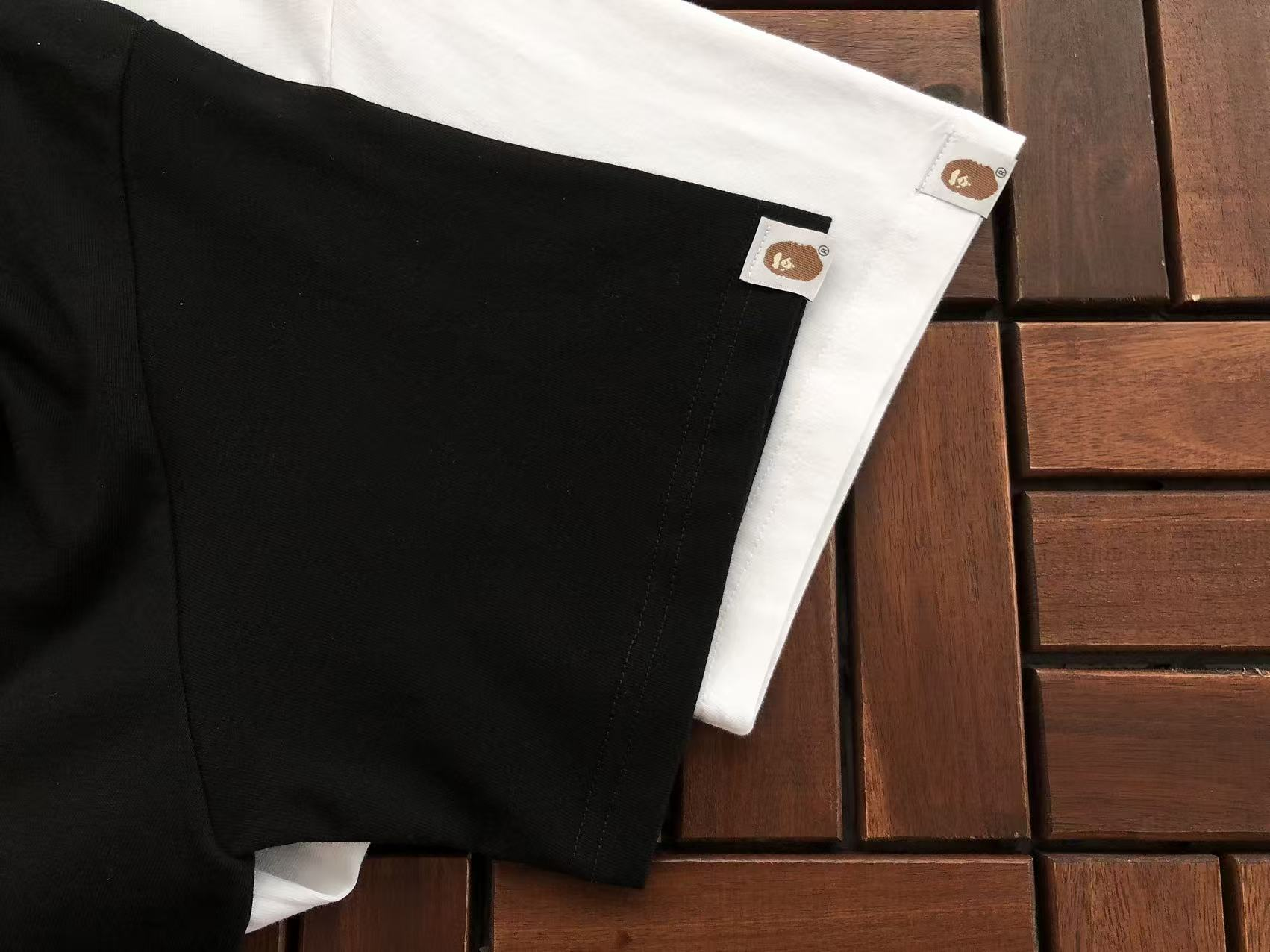 BAPE tee sleeve tag