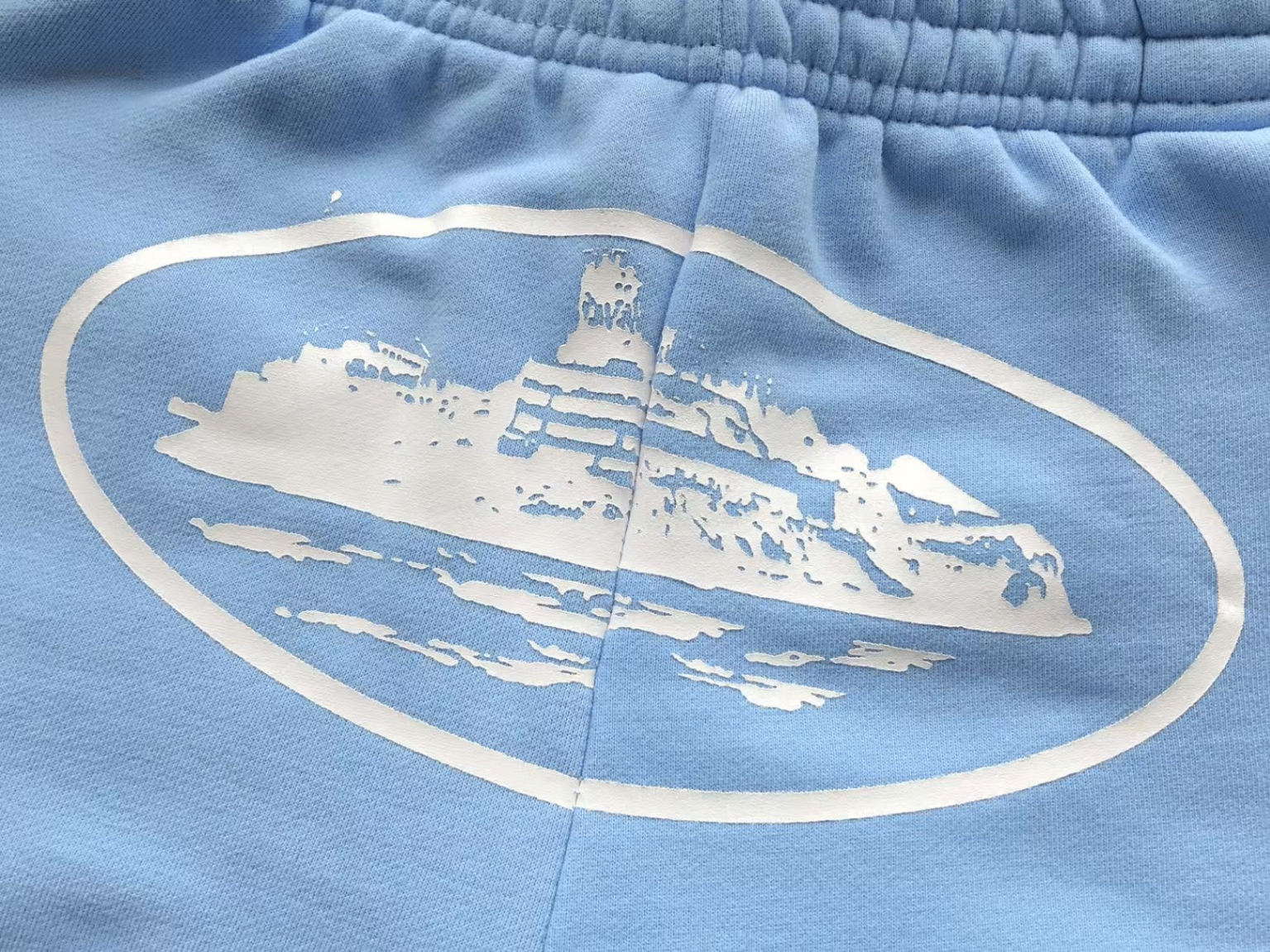 Corteiz Alcatraz blue print detail