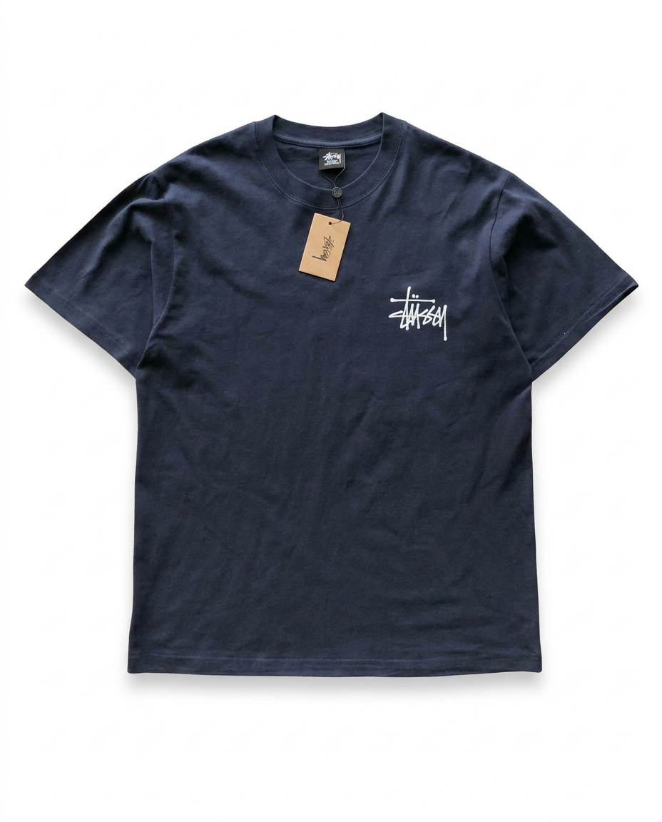 Stüssy navy tee front