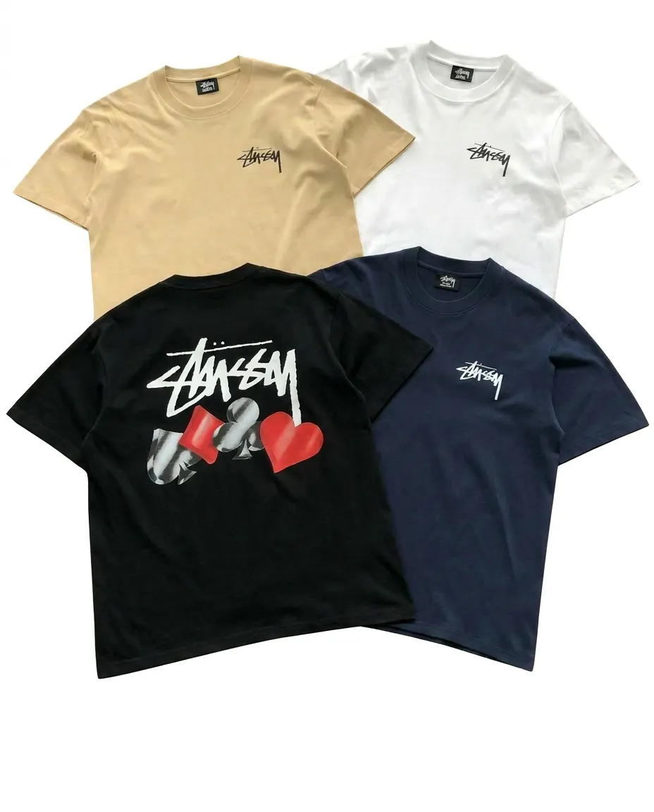 Stüssy tee colorways